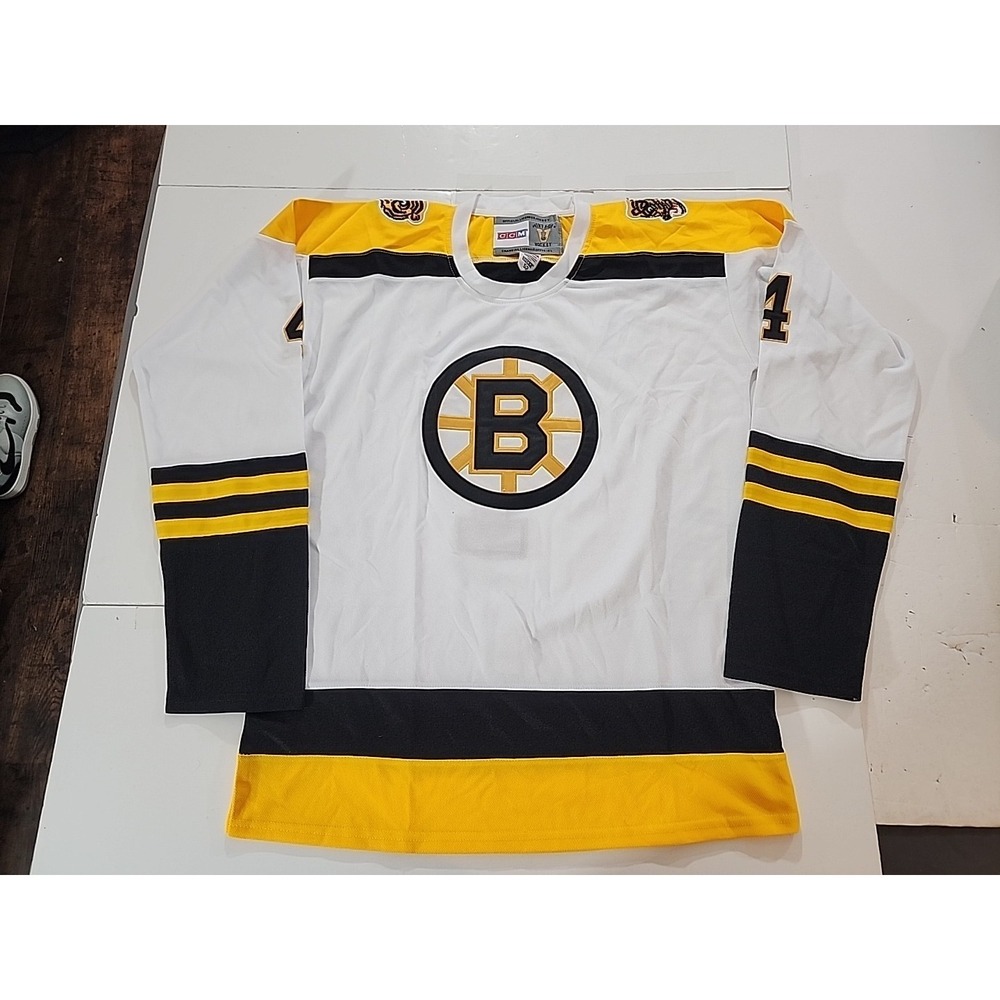 Bobby Orr Boston Bruins CCM Vintage Hockey Jersey‎ Size 52 Made in Canada Sewn